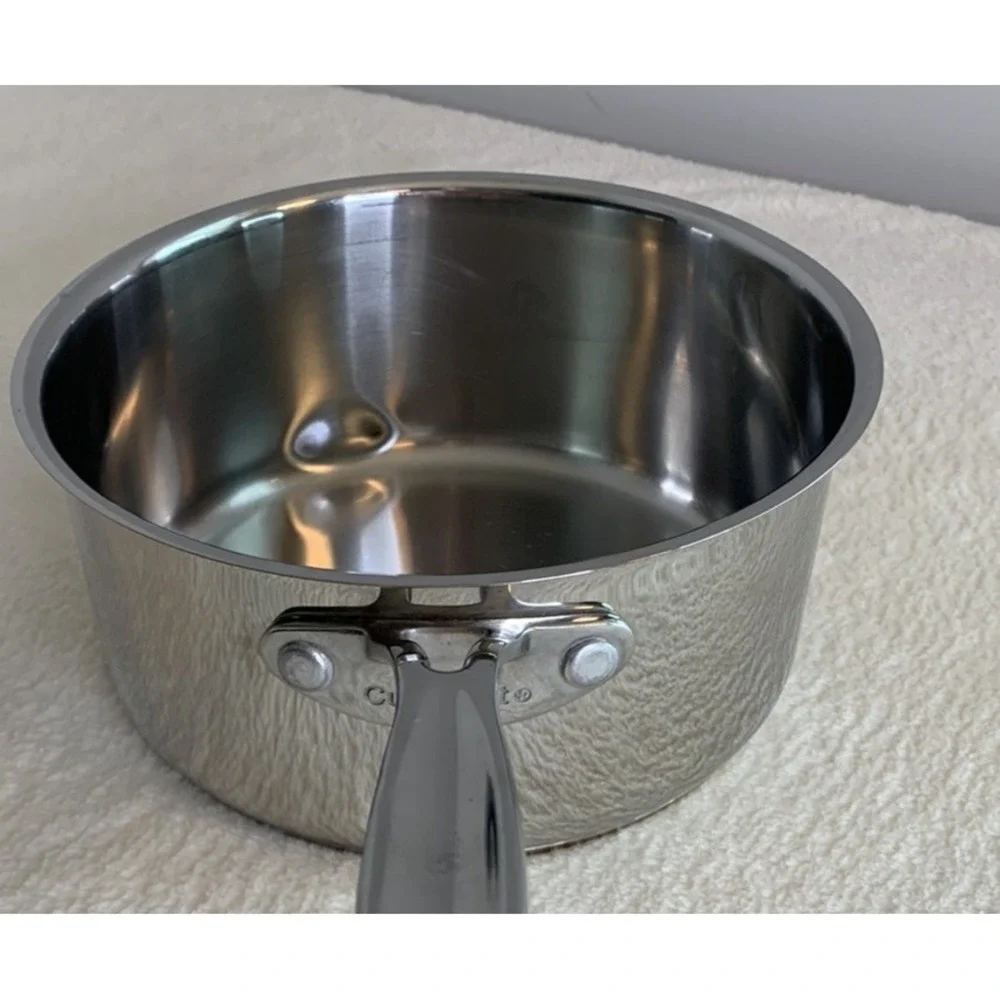 Cuisinart 3 Qt. Saucepan Model #7193-20 Stainless Steel No Lid FLAW